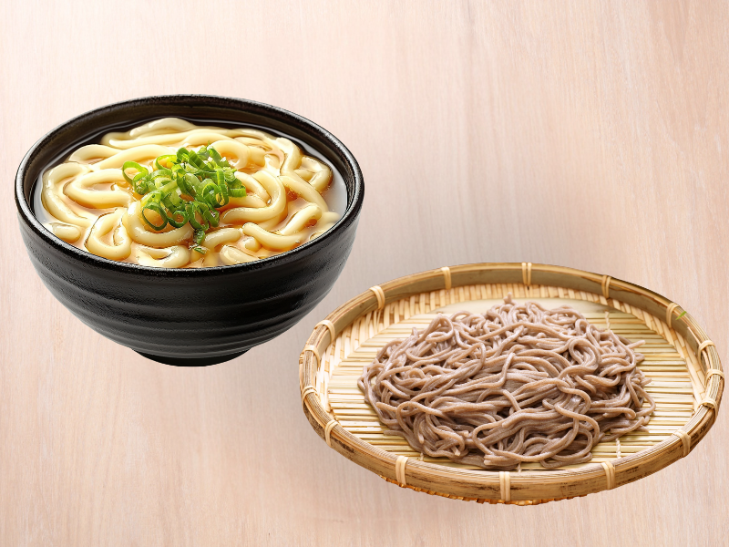 そばとうどんの糖質比較