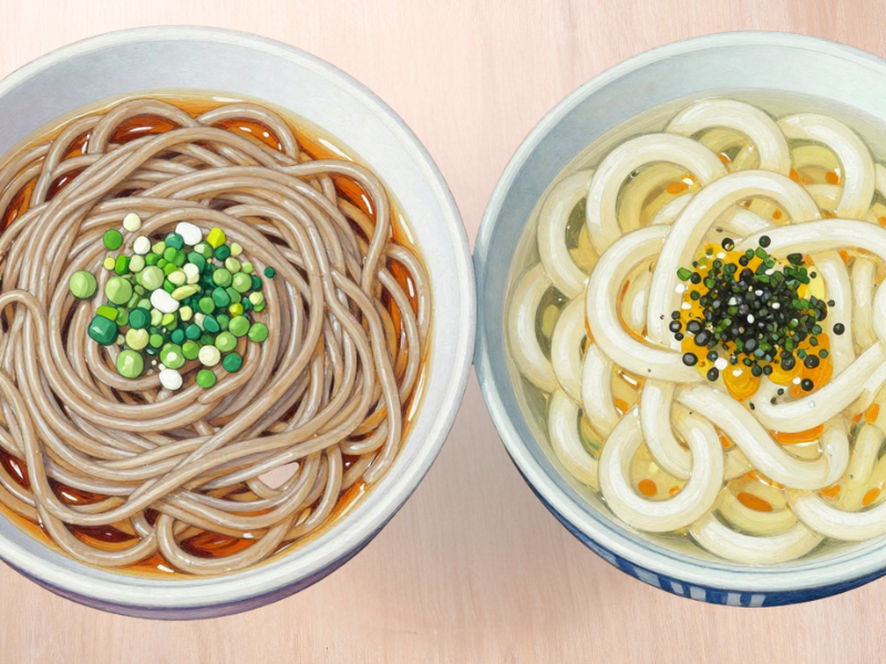 そばとうどん糖質比較
